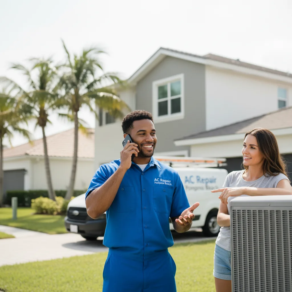 AC Repair Pompano Beach customer support in Arkoma
